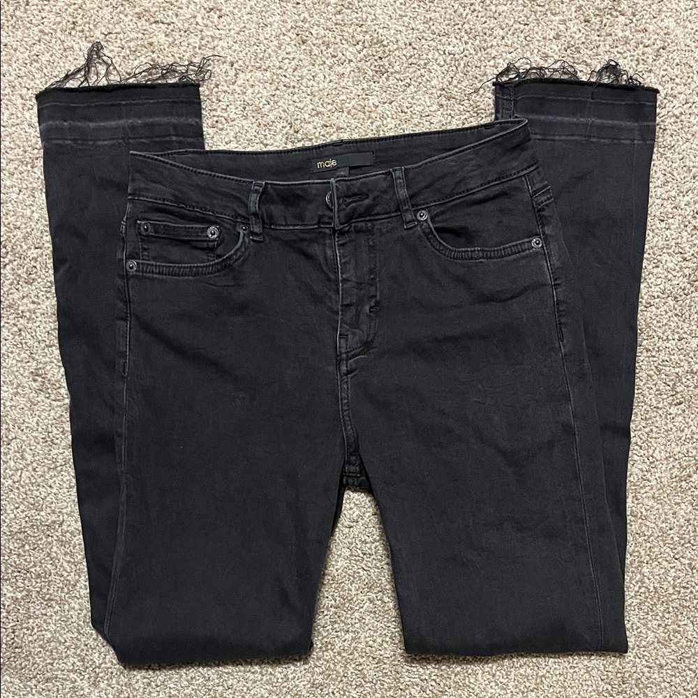 Maje Black Skinny Women's Jeans